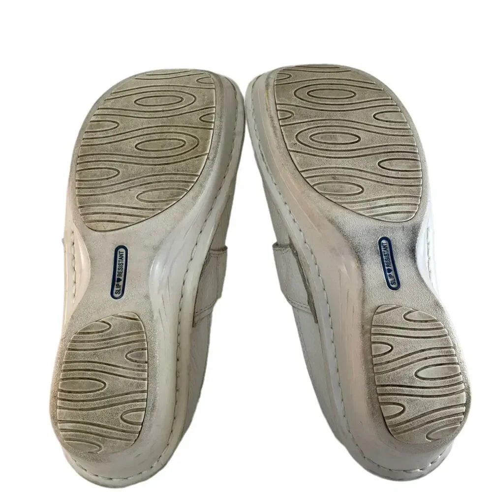 Nurse Mates Gelsey Pillow Top White Shoes 8.5